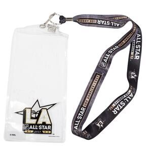 Vintage NHL Los Angeles LA All-Star Hockey Game - Lanyard Ticket Holder Pin 2017